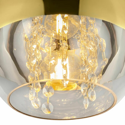 Люстра Maytoni Fermi златна/прозрачна 1 крушка 25.5 x 27 см