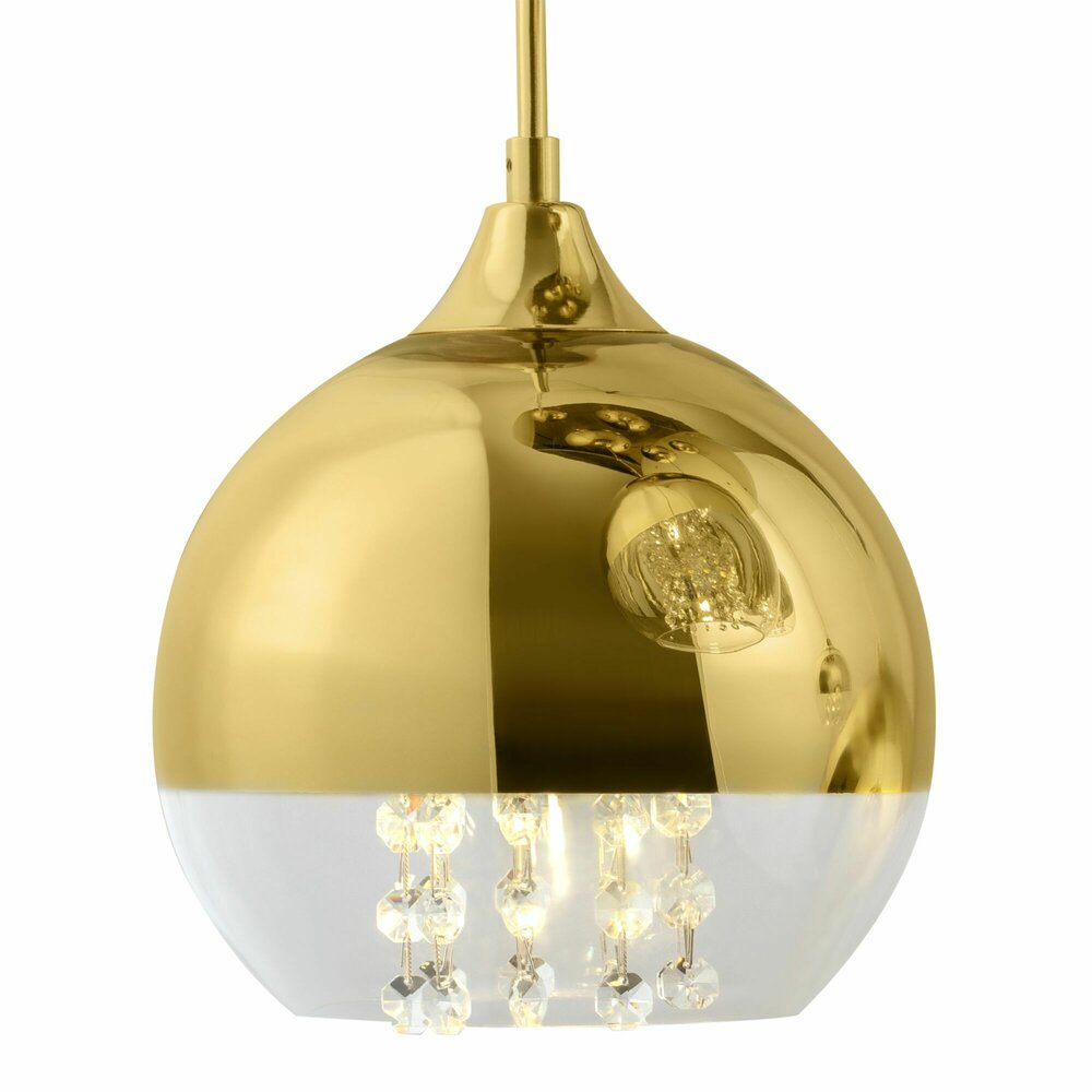 Maytoni Fermi Pendant Gold/Transparent 5 Bulbs
