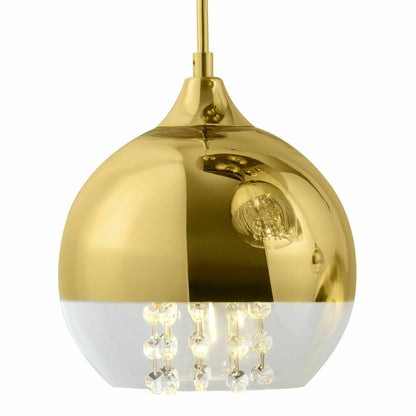 Maytoni Fermi Pendant Gold/Transparent 5 Bulbs