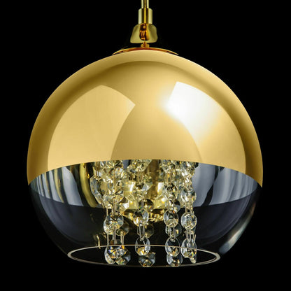Maytoni Fermi Pendant Gold/Transparent 5 Bulbs