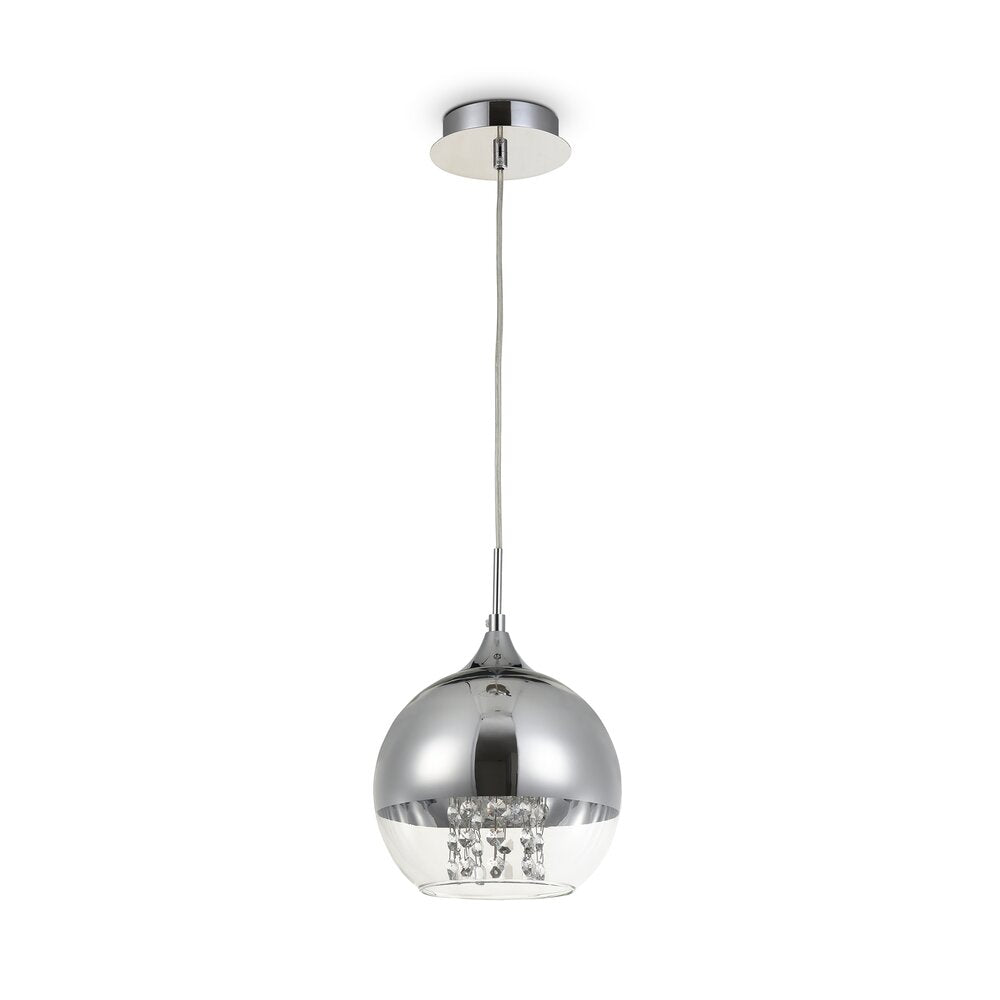 Maytoni Fermi Nickel/Transparent 1 Bulb Pendant 31 x 26 cm