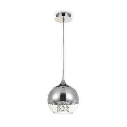 Maytoni Fermi Nickel/Transparent 1 Bulb Pendant 31 x 26 cm