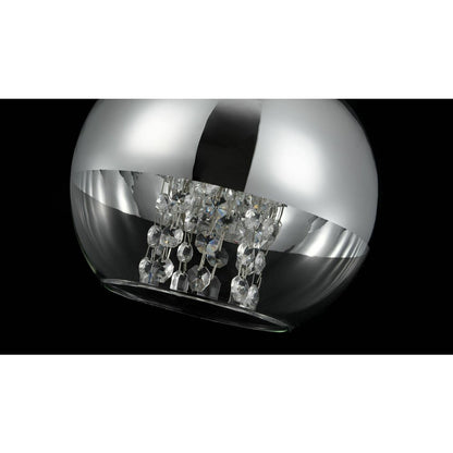 Maytoni Fermi Nickel/Transparent 1 Bulb Pendant 31 x 26 cm
