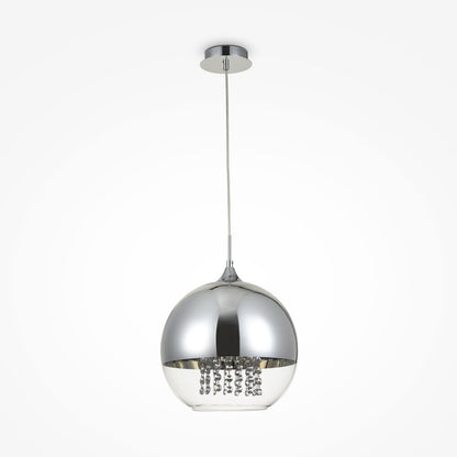 Maytoni Fermi Nickel/Transparent 1 Bulb Pendant 38 x 38 cm
