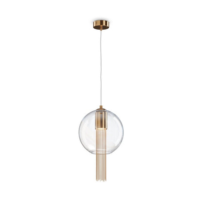 Maytoni Flusso LED Pendant Bronze/Transparent 1 Bulb 33.5 x 57 cm