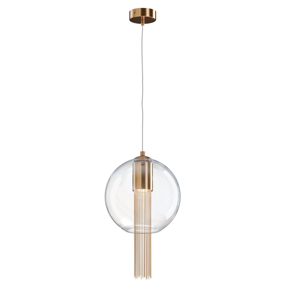 Maytoni Flusso LED Pendant Bronze/Transparent 1 Bulb 33.5 x 57 cm