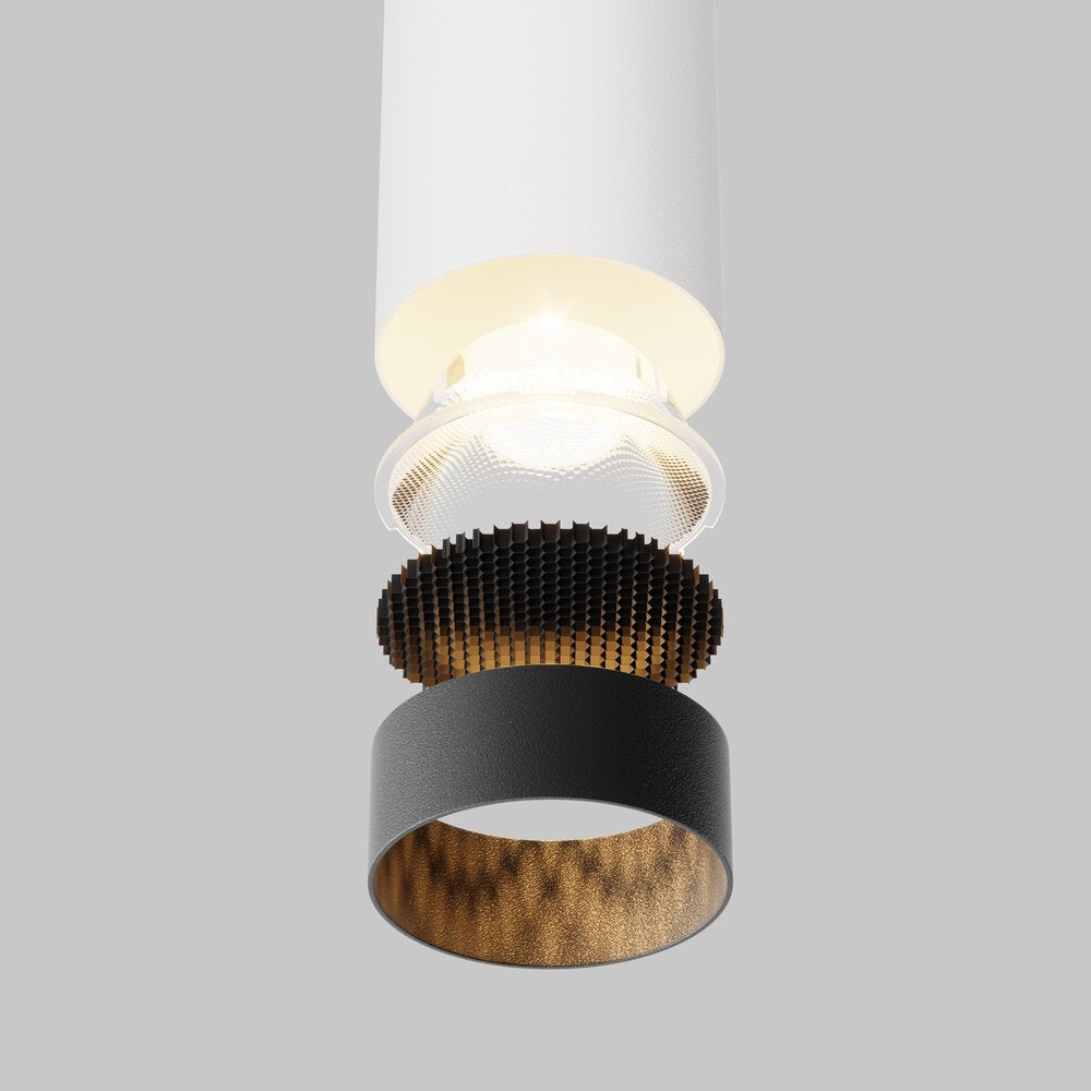 Maytoni FOCUS LED White Pendant Light P072PLL12W3K1