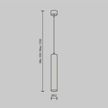 Maytoni FOCUS LED White Pendant Light P072PLL12W3K1