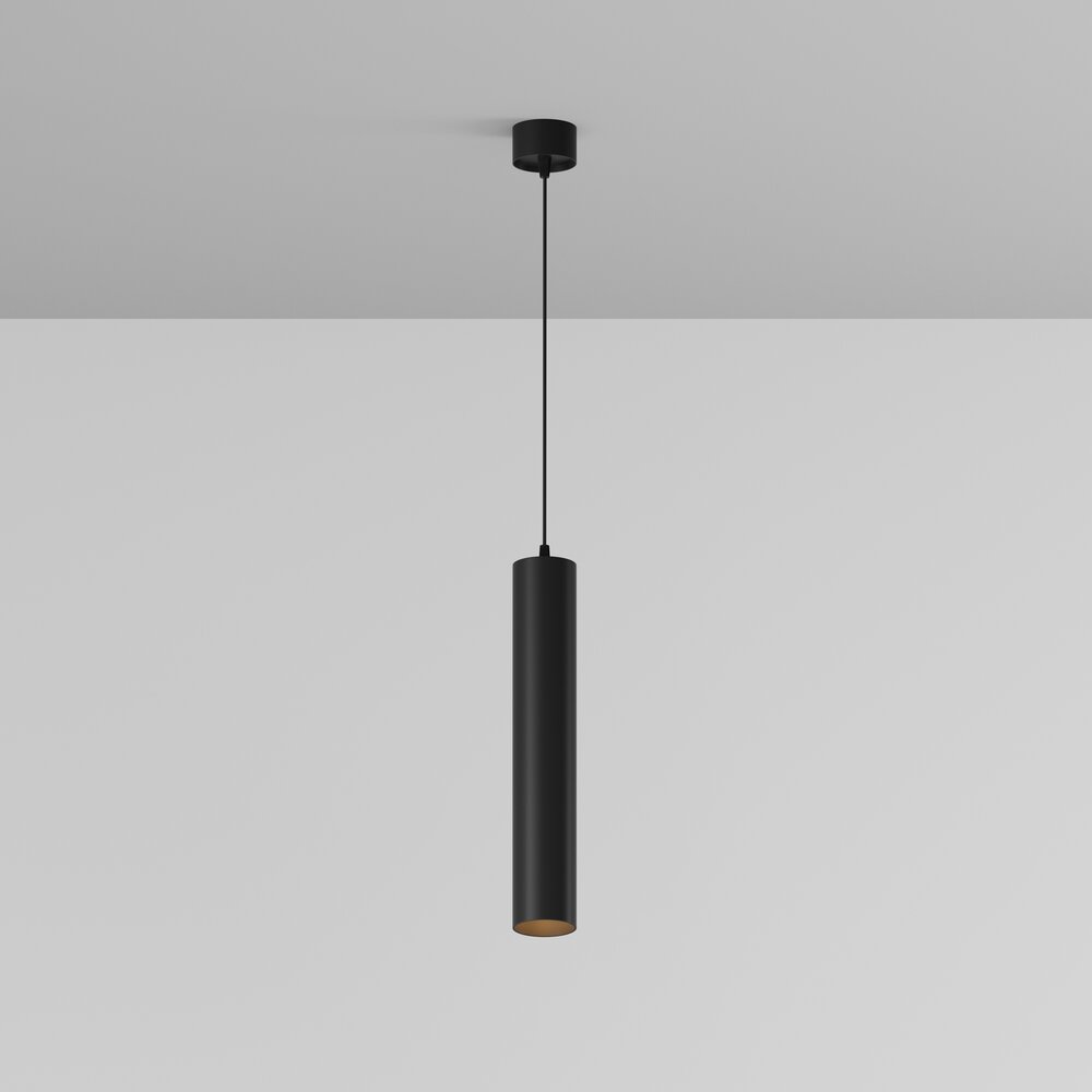 Maytoni FOCUS LED Black Pendant Light P072PLL12B3K1
