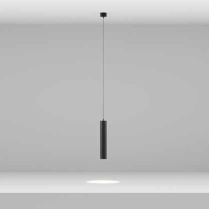 Maytoni FOCUS LED Black Pendant Light P072PLL12B3K1