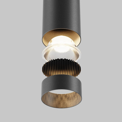 Maytoni FOCUS LED Black Pendant Light P072PLL12B3K1