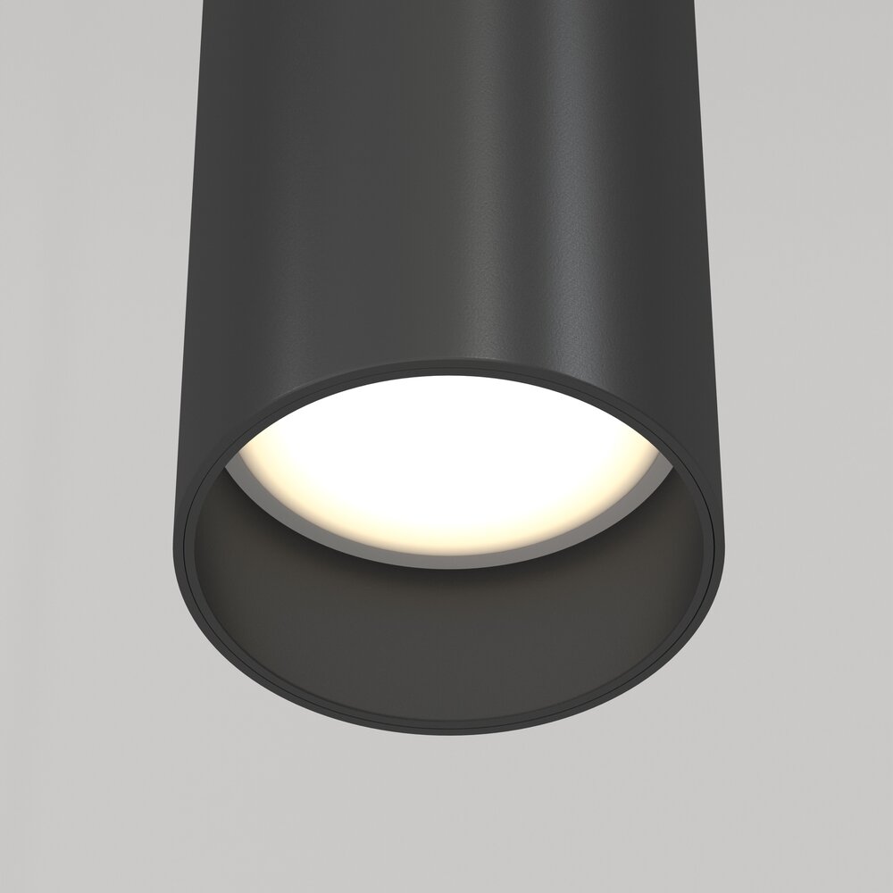 Maytoni Focus Black Pendant Light 1 Bulb