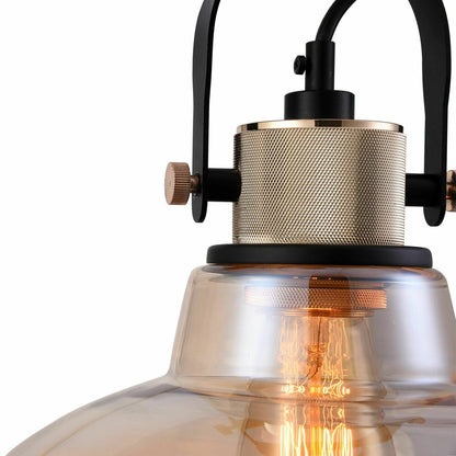 Maytoni Irving Pendant Black/Yellow 1 Bulb