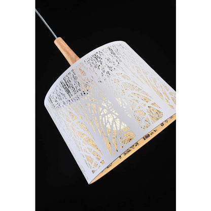 Maytoni Lantern Pendant White/White 1 Bulb