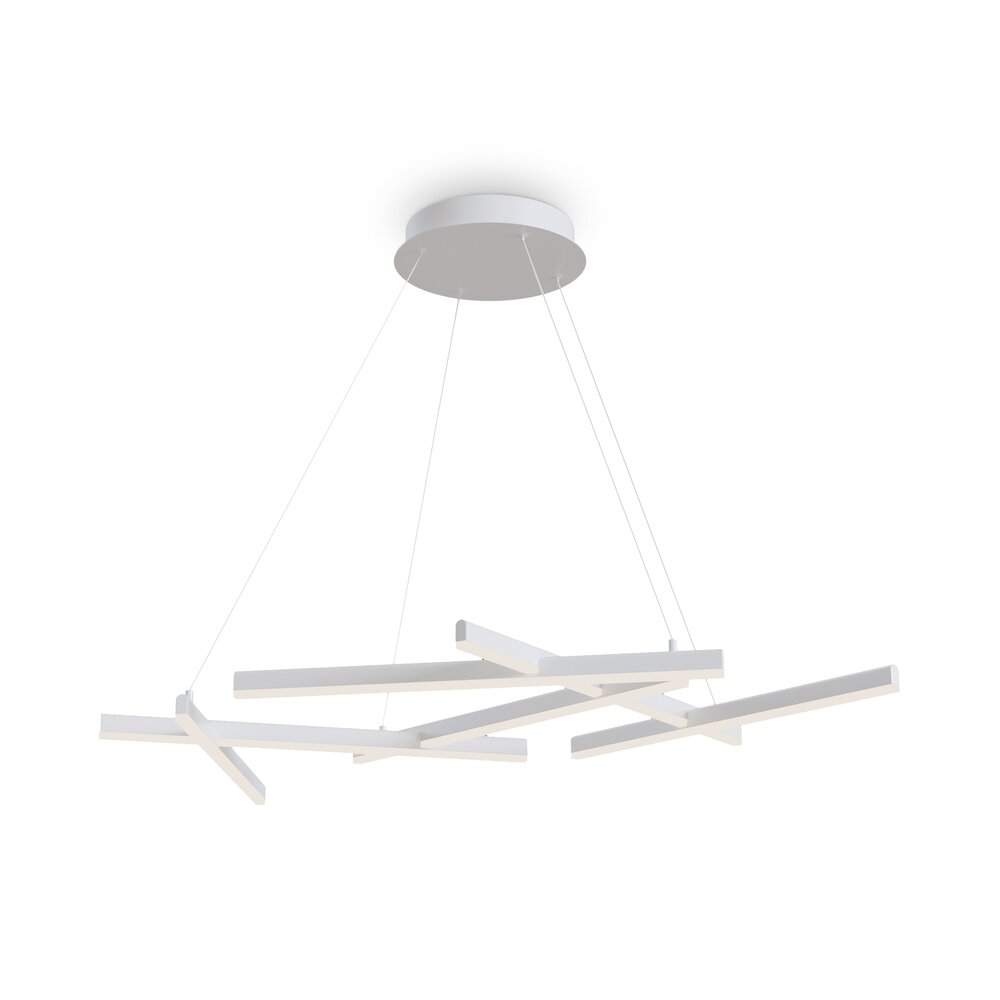LED висяща лампа Maytoni Line бяла x 6