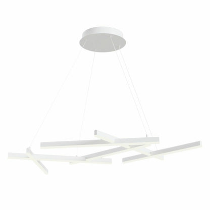 LED висяща лампа Maytoni Line бяла x 6