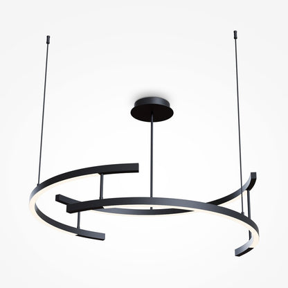Люстра Maytoni Line черна 3 крушки MOD054PLL52B3K