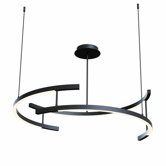 Maytoni Line Black Pendant 3 Bulbs MOD054PLL52B4K