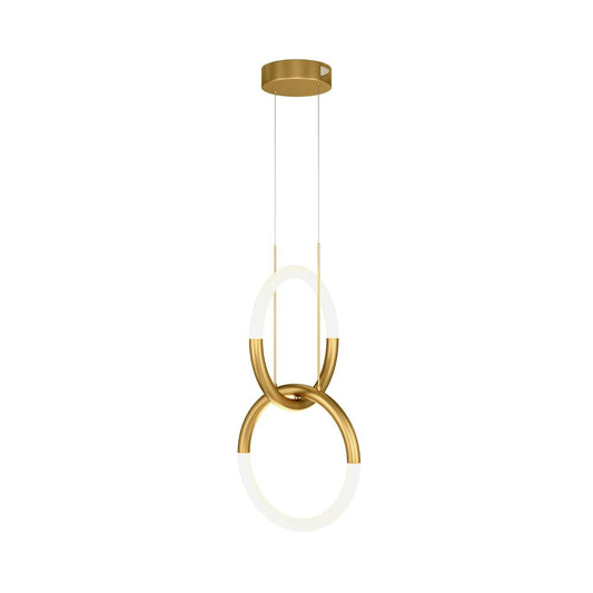 Люстра Maytoni Node злато/бяло LED x 2
