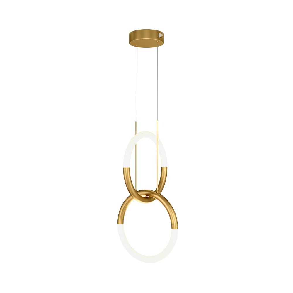 Maytoni Node Gold/White LED Pendant x 2