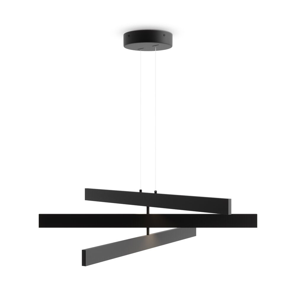 Maytoni Origami Black/Black Pendant 3 Bulbs