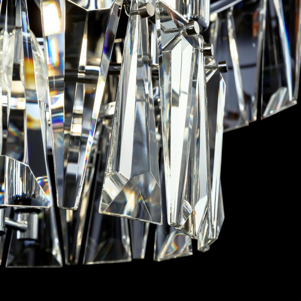 Maytoni Puntes Pendant Chrome/Clear 12 Bulbs