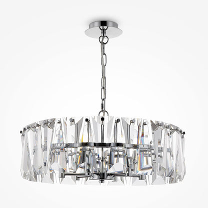 Maytoni Puntes Pendant Chrome/Clear 6 Bulbs