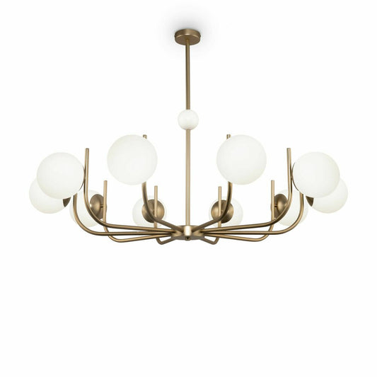 Пендел Maytoni Rendezvous злато/бяло 10 крушки