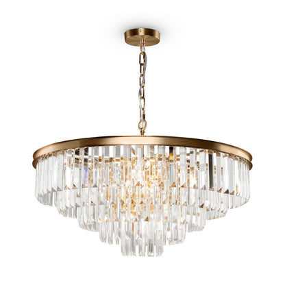 Maytoni Revero Brass/Yellow Pendant Light 12 Bulbs