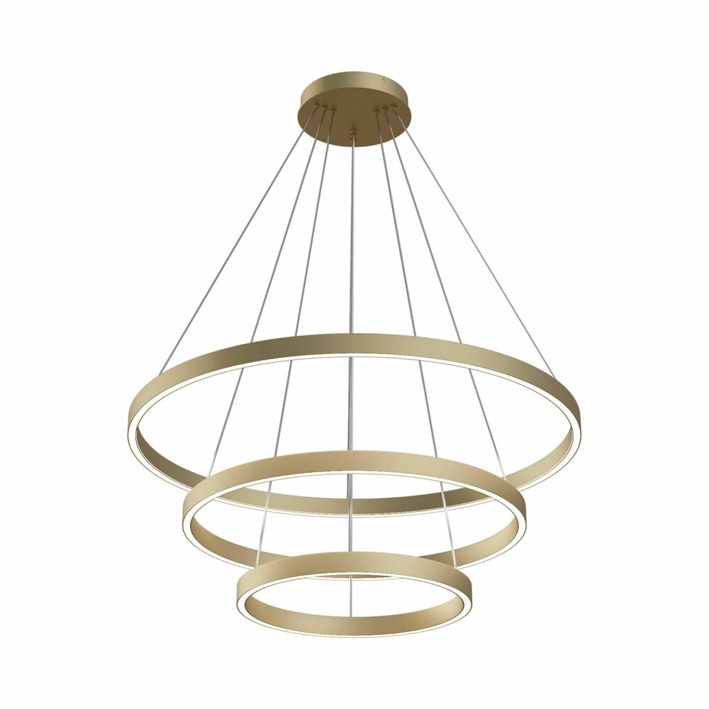 Maytoni Rim Brass LED Pendant Light x 3