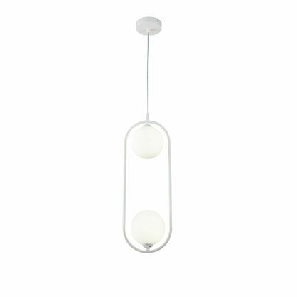 Maytoni Ring Pendant White/White 2 Bulbs