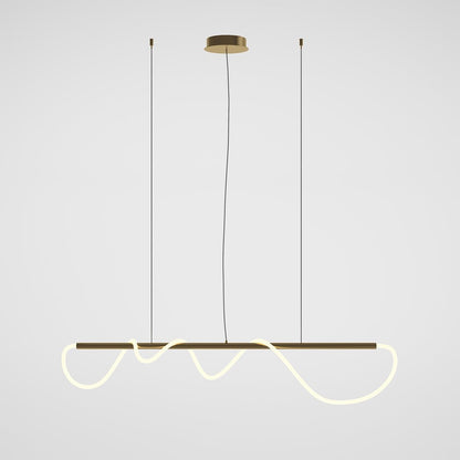 Maytoni Tau Pendant Gold/White LED