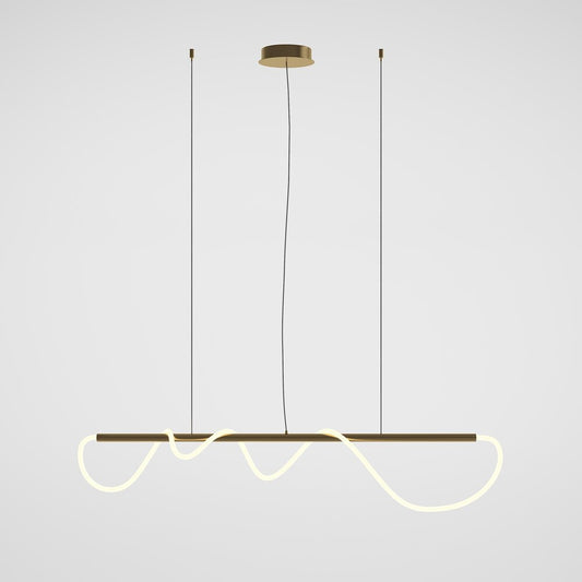 Светило Maytoni Tau златно/бяло LED