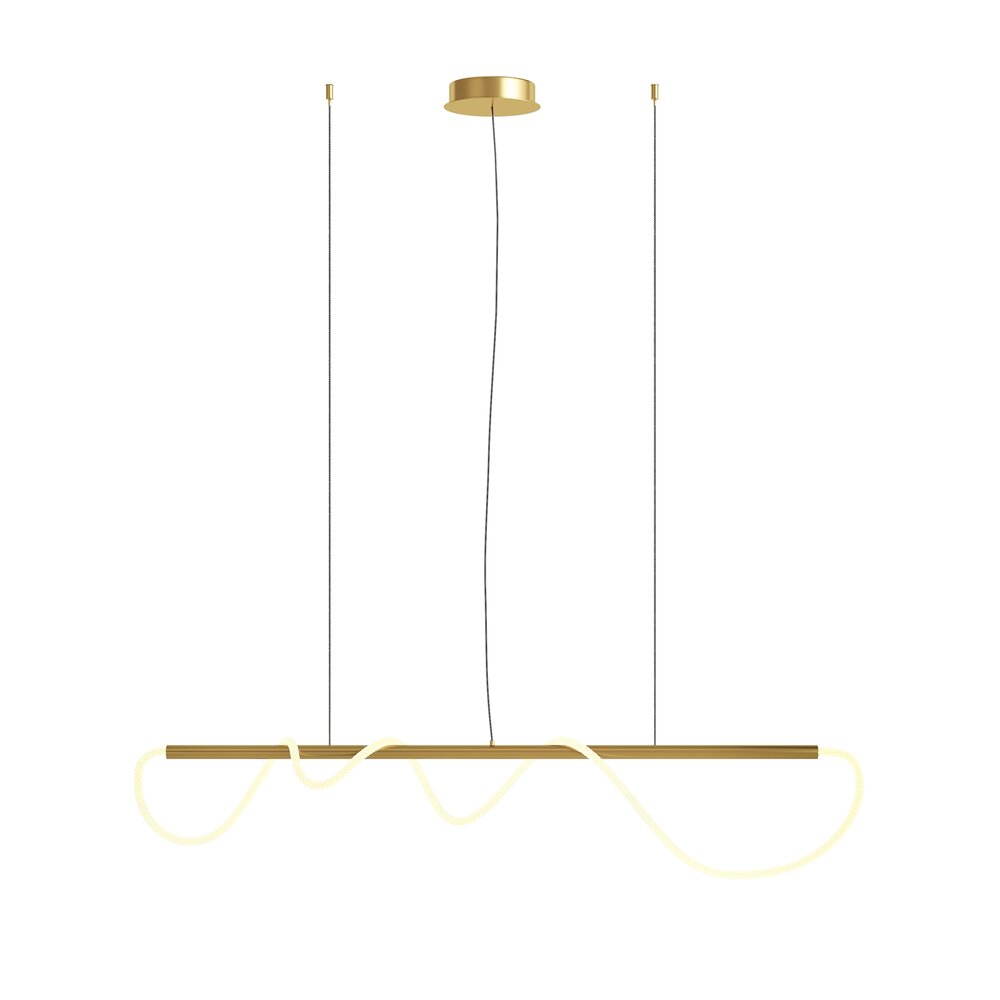 Maytoni Tau Pendant Gold/White LED