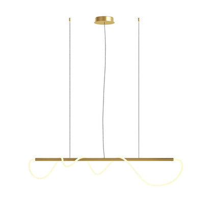 Maytoni Tau Pendant Gold/White LED
