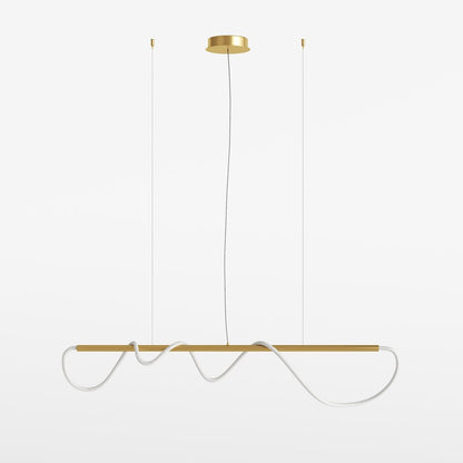 Maytoni Tau Pendant Gold/White LED