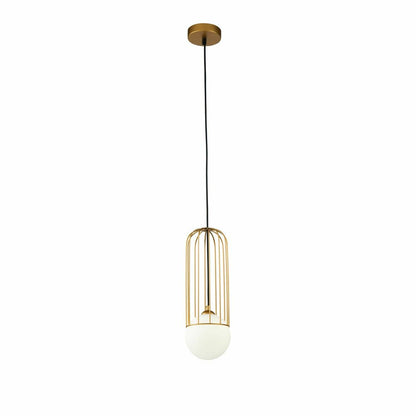 Люстра Maytoni Telford златна/бяла 1 крушка 17.5 x 17.5 см
