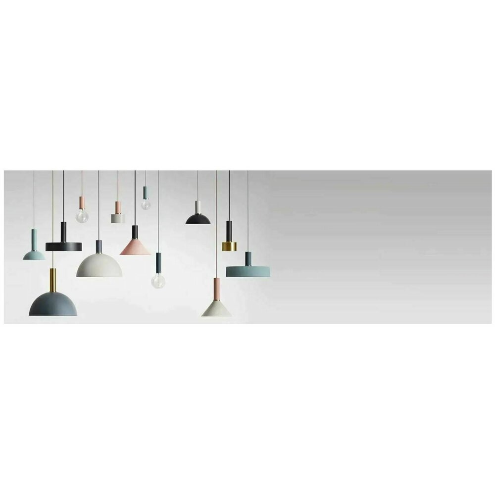 Green Cylindrical Pendant Rea APP108-1CP Modern Design Osti A