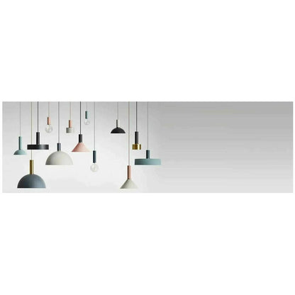 Green Cylindrical Pendant Rea APP108-1CP Modern Design Osti A