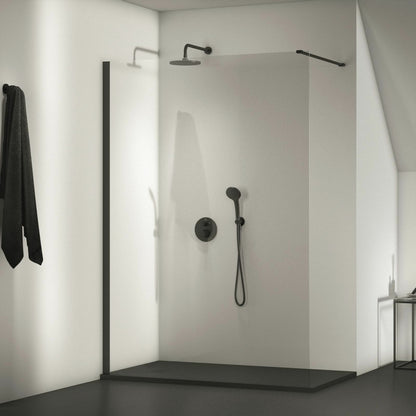 Side panel 100 cm matte black Ideal Standard Connect 2