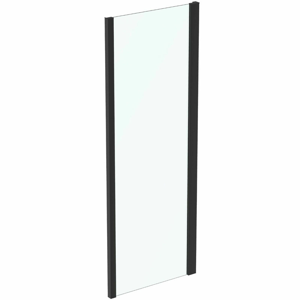 Фиксирана странична стена 75 см черен мат Ideal Standard Connect 2
