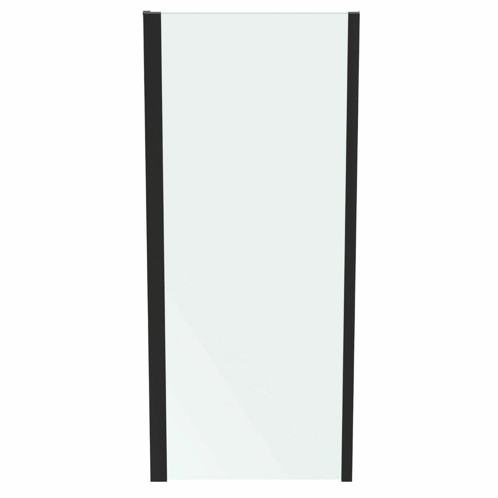 Фиксирана странична стена 85 см черен мат Ideal Standard Connect 2