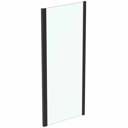 Фиксирана странична стена 85 см черен мат Ideal Standard Connect 2