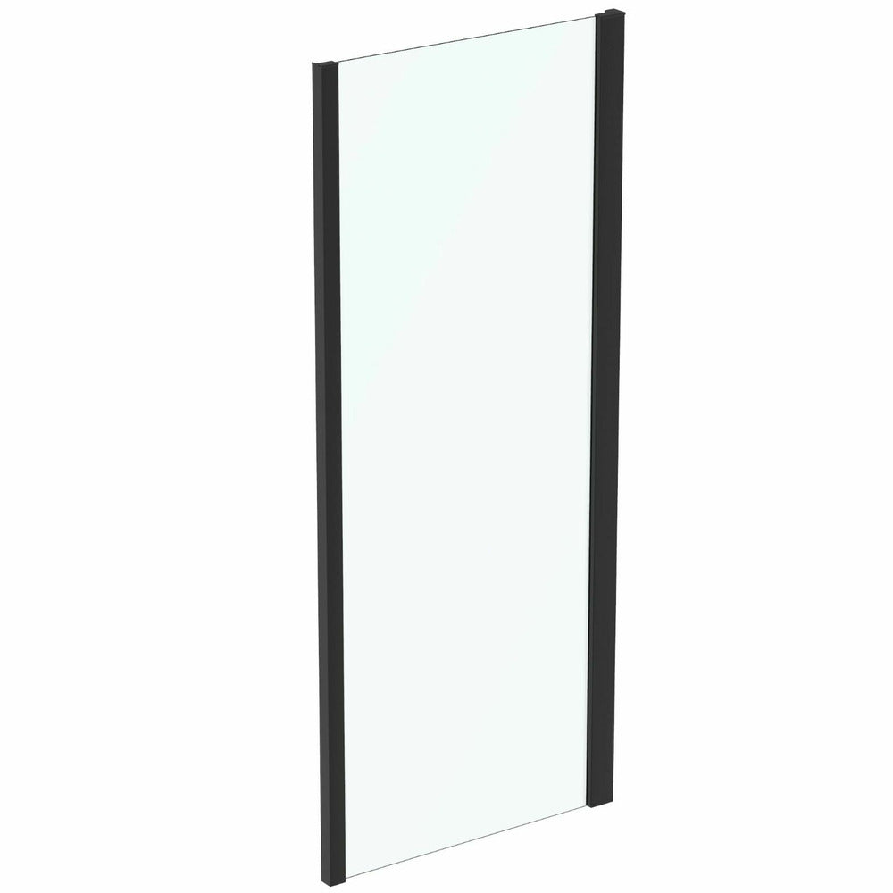 Фиксирана странична стена 85 см черен мат Ideal Standard Connect 2