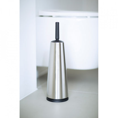 Четка за тоалетна Brabantia Classic Matt Steel с черна дръжка 107870