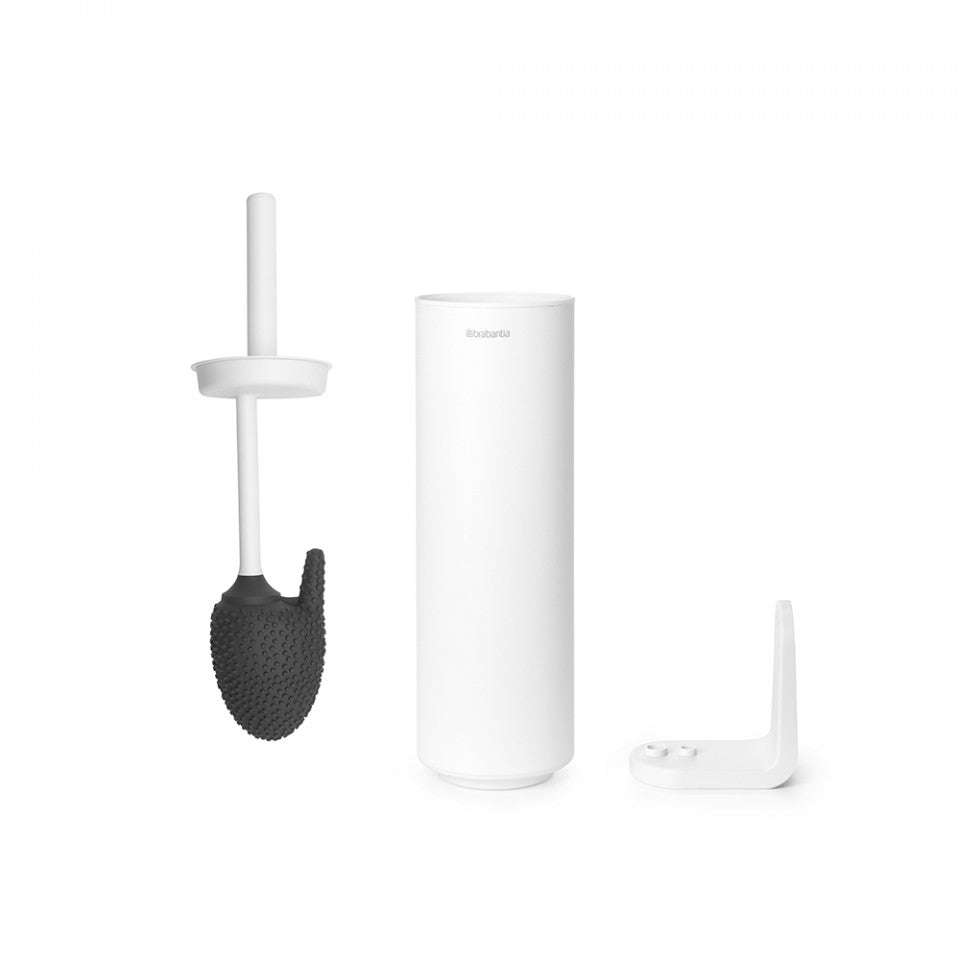 Четка за тоалетна с подложка Brabantia MindSet Mineral Fresh White 1005670