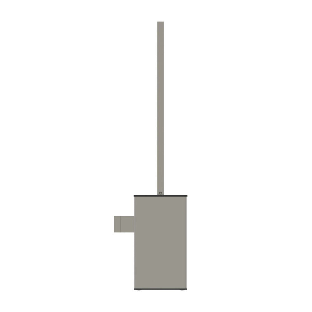 Перка WC Ideal Standard Atelier Conca квадратен дизайн сребристо Silver Storm