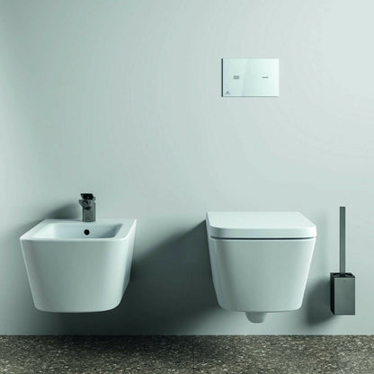 Перфектна квадратна тоалетна четка Ideal Standard Atelier Conca в цвят Магнитно сиво
