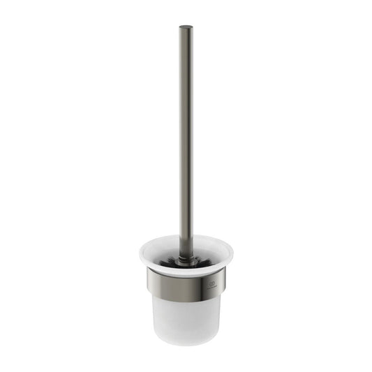 WC Brush Ideal Standard Atelier Conca Round Design Silver Storm