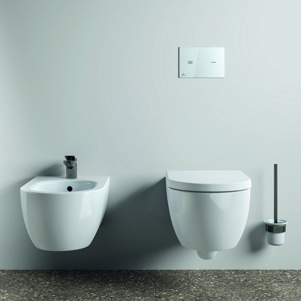 Перяща WC Ideal Standard Atelier Conca рунд дизайн сив Magnetic Grey